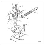 Attaching Kit-Steering-Transom Mounted 4/5 /Hp (73770A1)