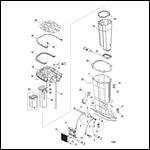 Driveshaft Housing and Exhaust Tube