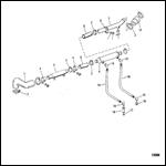 Oil Cooler And Hoses (6 CYL. Old Design)