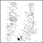 DRIVESHAFT HOUSING AND EXHAUST TUBE