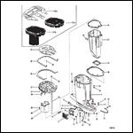 Driveshaft Housing and Exhaust tube