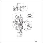 CRANKSHAFT, PISTONS AND CONNECTING RODS