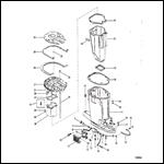 Driveshaft Housing and Exhaust Tube