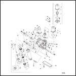 POWER TRIM COMPONENTS (CAST PUMP HOUSING)