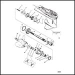 Gear Housing Assembly (Propshaft) (3 Jaw Reverse Clutch)