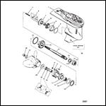 Gear Housing Assembly (Propshaft) (6 Jaw Reverse Clutch)