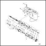 Gear Housing Propeller Shaft - Without a Driveshaft Nut