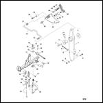 Throttle Lever And Shift Shaft (S/N-0T818235 & Up)