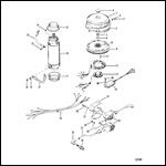 FLYWHEEL, STARTER MOTOR AND IGNITION COILS