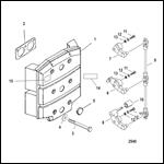 ATTENUATOR PLATE AND THROTTLE LEVERS