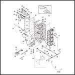 CYLINDER BLOCK AND CRANKCASE