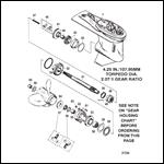 GEAR HOUSING (PROP SHAFT)(6 JAW REVERSE CLUTCH)