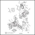 CYLINDER BLOCK AND CRANKCASE