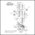 Gearhousing Driveshaft - 2.31:1 Gear Ratio - Bigfoot