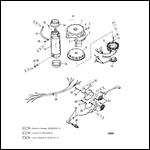 Flywheel, Starter Motor and Ignition Coils