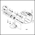 GEAR HOUSING ASSEMBLY (PROPSHAFT)