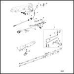 Tiller Handle Kit Components (Big Tiller-2.1L FourStroke)Design II