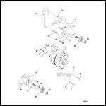 ALTERNATOR (MANDO) & BRACKETS (0L918999 & BELOW)