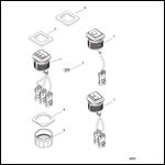 Start/Stop Switch Kit-Flush Mount 879302A01 thru A05