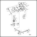 THROTTLE AND SHIFT LINKAGE (MERCURY)(MANUAL)