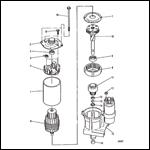 Starter Motor 8 Inch (PG 200) 3.25 Inch Diameter End Cap