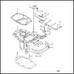 EXHAUST PLATE AND SHIFT LINKAGE