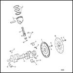 CRANKSHAFT PISTONS & CONNECTING RODS (230)