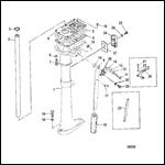 DRIVESHAFT HOUSING AND STEERING HANDLE