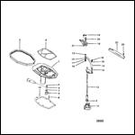 ADAPTOR PLATE/SHIFT SHAFT