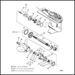 GEAR HSG PROPSHAFT-60 SEA/MARA/BIG FOOT-3 JAW REV. CLUTCH