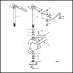 SWIVEL BRACKET (S/N: 0D181999 AND BELOW)