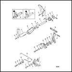 THROTTLE AND SHIFT LINKAGE (SIDE SHIFT MODELS)