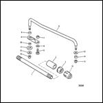 LINK ROD AND COMPONENTS (ELECTRIC LONG W/REMOTE CONTROL)