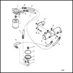 OIL FILTER AND ADAPTOR SERIAL #F160275 AND UP