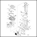 Driveshaft Housing and Exhaust Tube