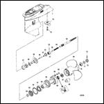 Gear Housing Propeller Shaft, Serial 0N116270 and Below