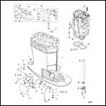 Driveshaft Housing and Exhaust Tube