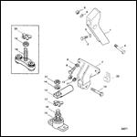 TRANSMISSION AND ENGINE MOUNTING (BORG WARNER 72)