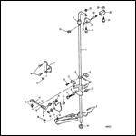 TowerShaft and Throttle Linkage 0E009500 Thru 0E093699