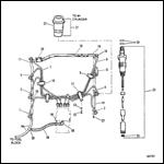 INJECTORS AND HOSES (S/N F060104 AND UP)