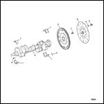 CRANKSHAFT AND FLYWHEEL