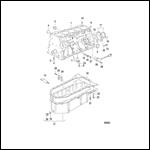 CYLINDER BLOCK, OIL SUMP