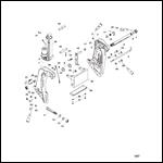 Transom Bracket (SN- USA 0T800999/ BEL 0P267999 and Below)