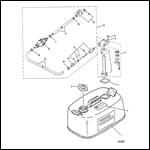 FUEL TANK AND FUEL LINE ASSEMBLY