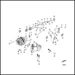 Electrical Components Starter, Alternator, and Coil Bracket