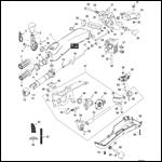 Tiller Handle Assembly (Big Tiller-Power Steer(175-300HP), DTS)