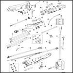 Tiller Handle Components (Big Tiller-Pwr Steer 175-300 DTS)