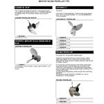 Mercury Racing Propeller Charts P782