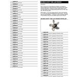 Mercury Racing Propeller Charts P791