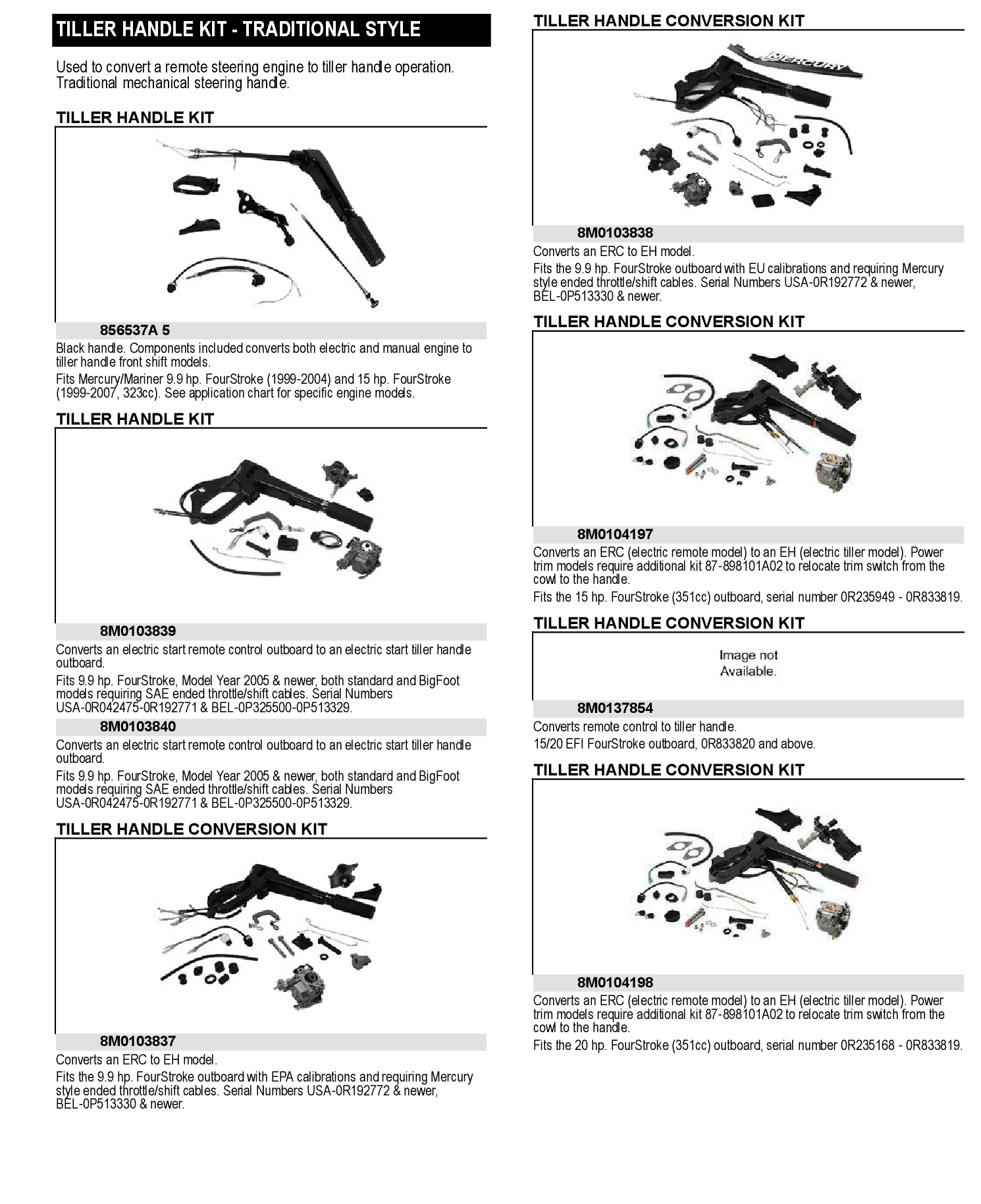 CONV KIT TILLER